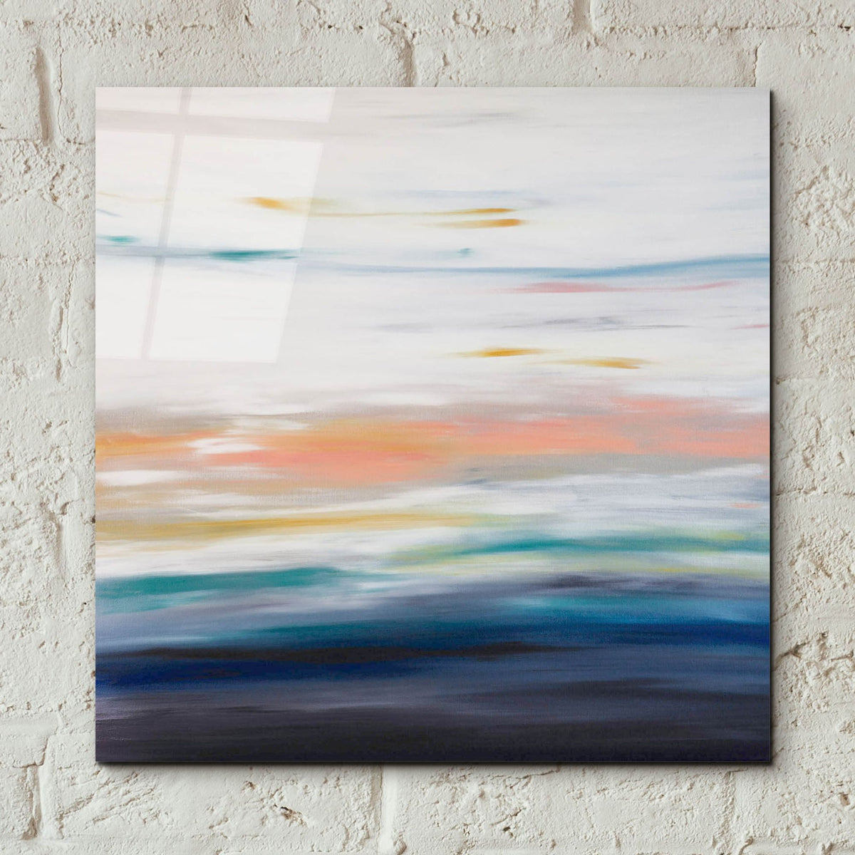 Epic Art 'Sunset 70' by Hilary Winfield, Acrylic Glass Wall Art,12x12