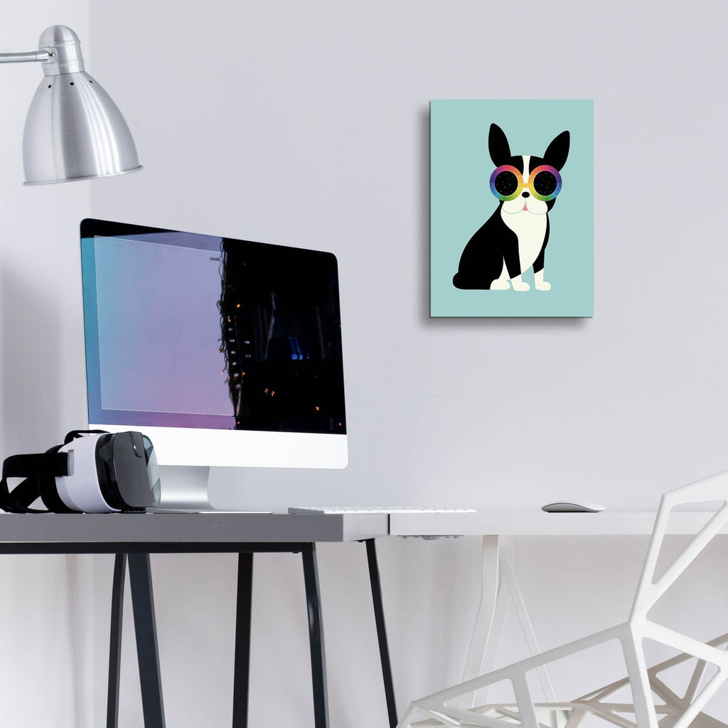 Work Hard Play Harder by Andy Westface - 12x16 acrylic wall art in a room