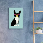 Work Hard Play Harder by Andy Westface - 16x24 acrylic wall art in a room
