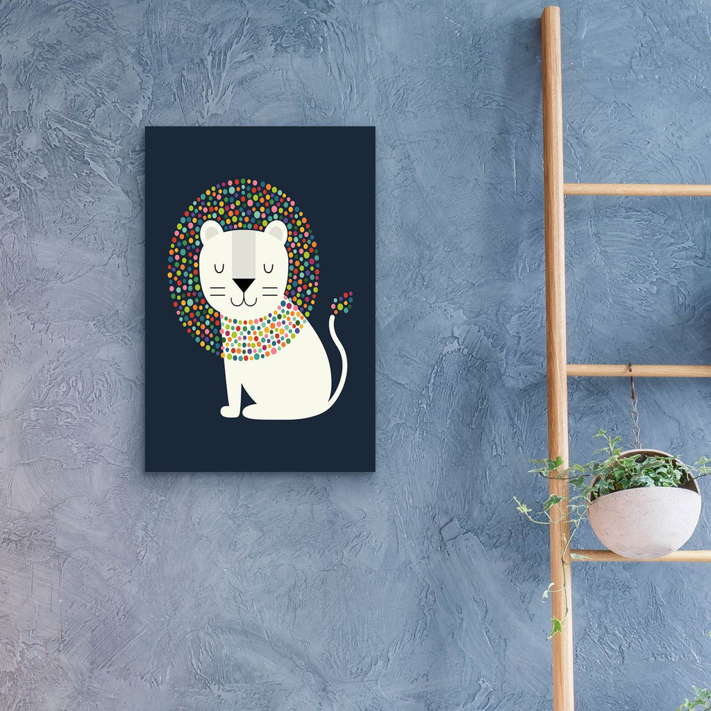 As A Lion by Andy Westface - 16x24 acrylic wall art in a room