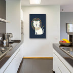 As A Lion by Andy Westface - 24x36 acrylic wall art in a room