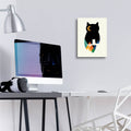 Eye On Owl by Andy Westface - 12x16 acrylic wall art in a room