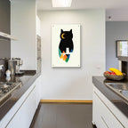 Eye On Owl by Andy Westface - 24x36 acrylic wall art in a room