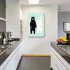 Gray by Andy Westface - 24x36 acrylic wall art in a room