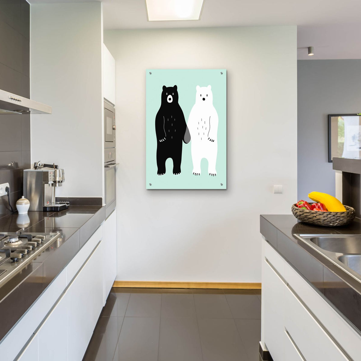 Gray by Andy Westface - 24x36 acrylic wall art in a room