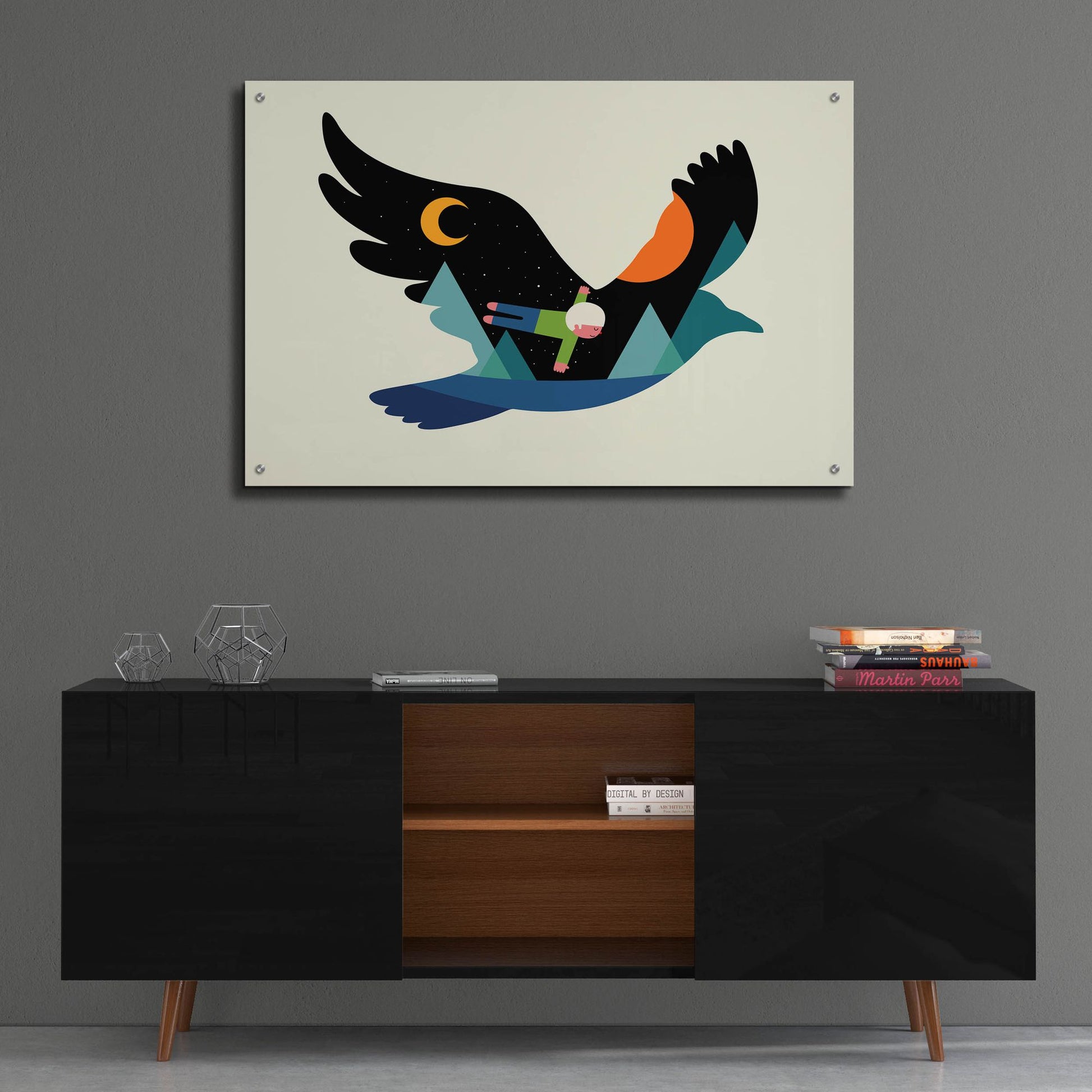 Epic Art 'I Believe I Can Fly' by Andy Westface, Acrylic Glass Wall Art,36x24