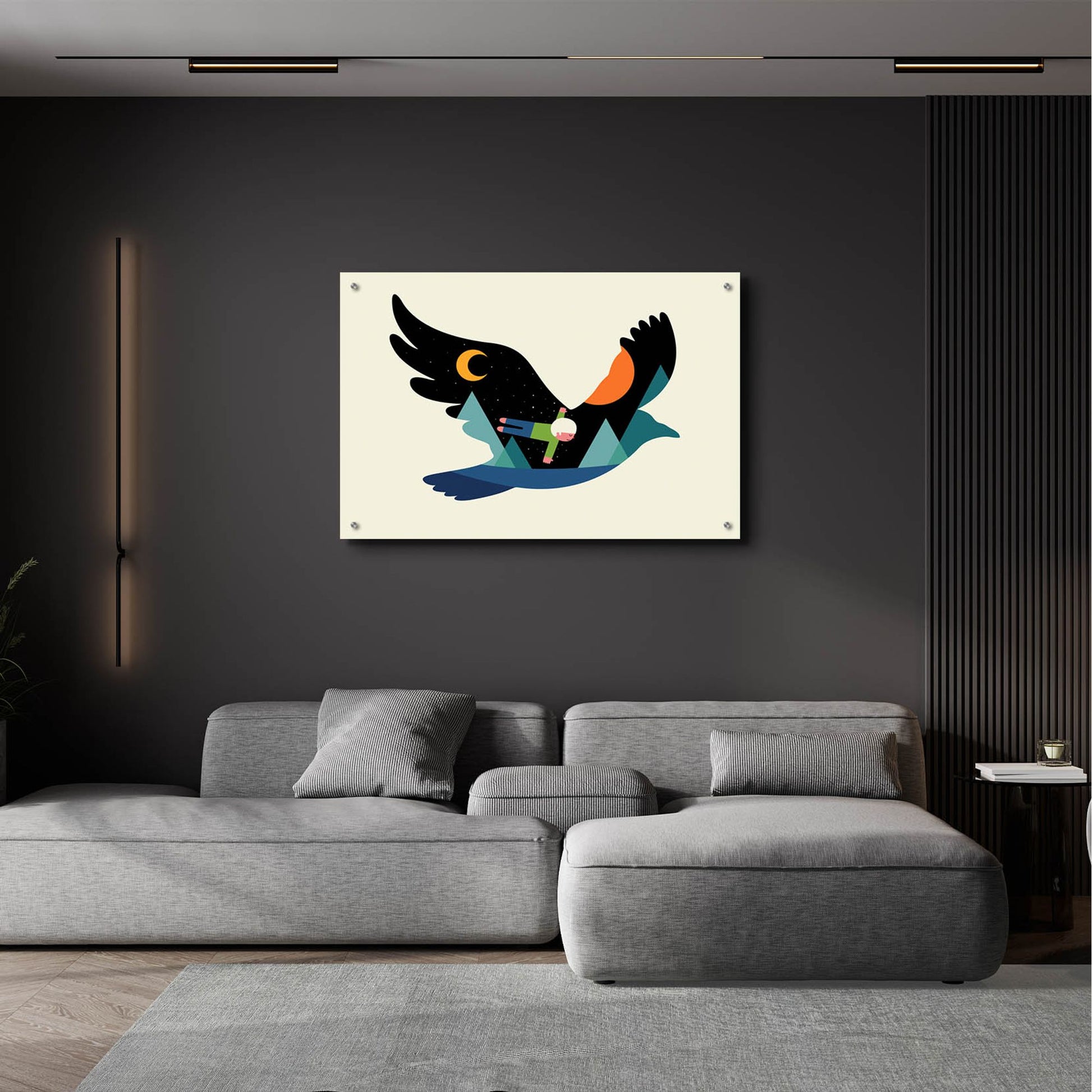 Epic Art 'I Believe I Can Fly' by Andy Westface, Acrylic Glass Wall Art,36x24