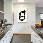 More Hugs Less Fights by Andy Westface - 24x36 acrylic wall art in a room