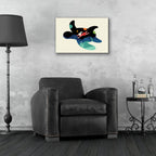 Ocean Roaming by Andy Westface - 24x16 acrylic wall art in a room