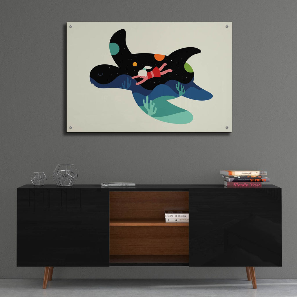 Ocean Roaming by Andy Westface - 36x24 acrylic wall art in a room