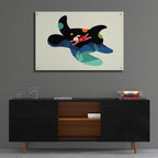 Ocean Roaming by Andy Westface - 36x24 acrylic wall art in a room