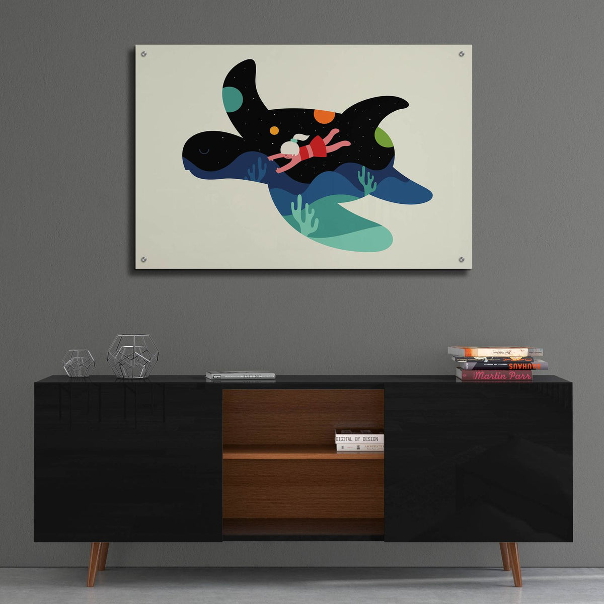Ocean Roaming by Andy Westface - 36x24 acrylic wall art in a room