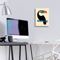 Rainbow Toucan by Andy Westface - 12x16 acrylic wall art in a room