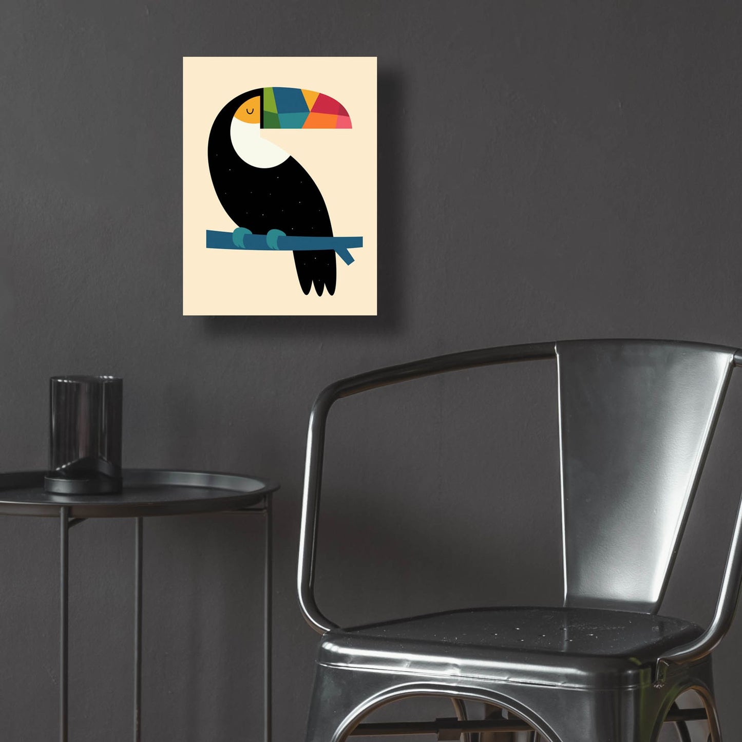 Epic Art 'Rainbow Toucan' by Andy Westface, Acrylic Glass Wall Art,12x16