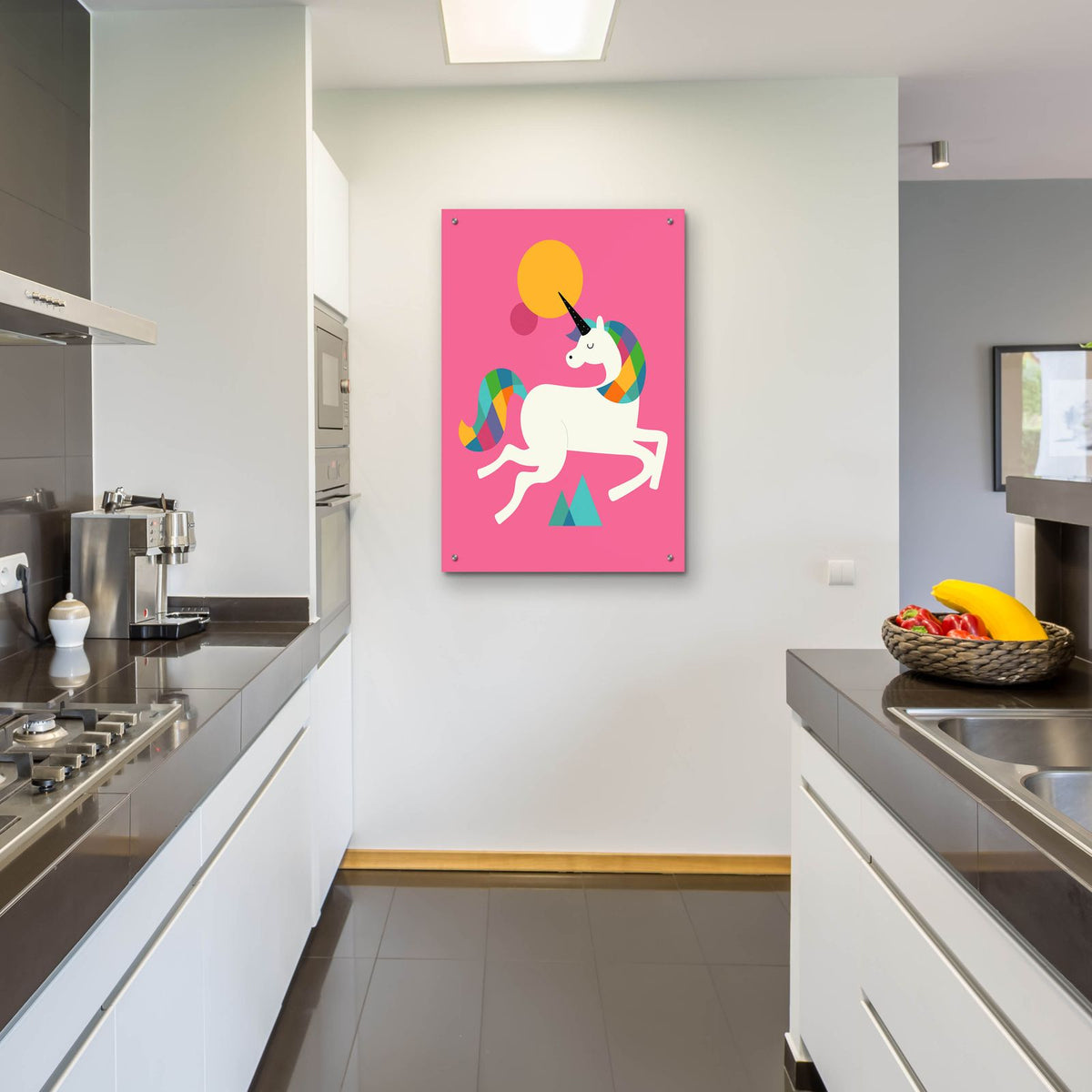 To Be A Unicorn by Andy Westface - 24x36 acrylic wall art in a room