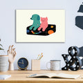 Travel More by Andy Westface - 16x12 acrylic wall art in a room