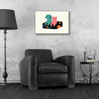 Travel More by Andy Westface - 24x16 acrylic wall art in a room