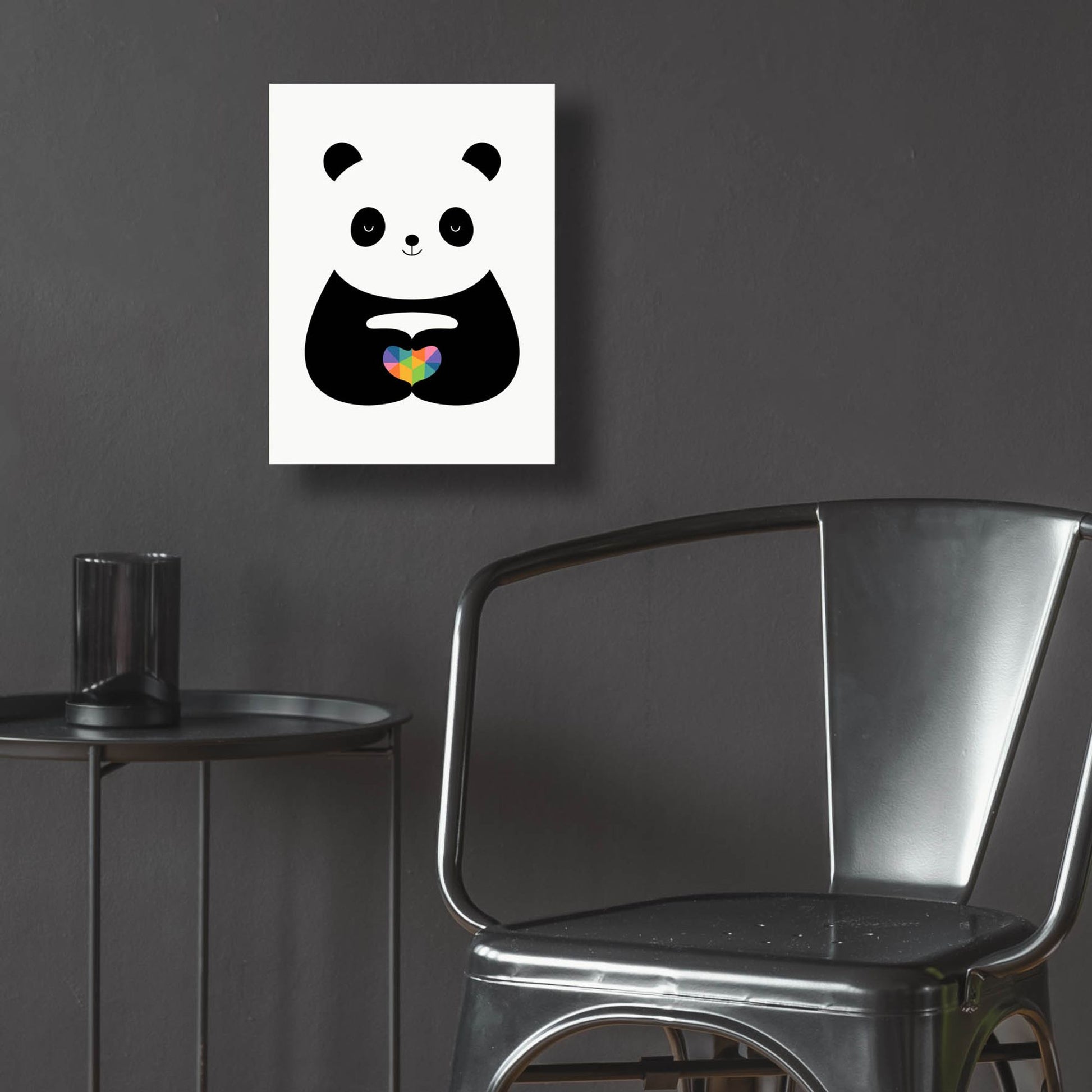 Epic Art 'Panda Love' by Andy Westface, Acrylic Glass Wall Art,12x16