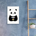 Panda Love by Andy Westface - 16x24 acrylic wall art in a room