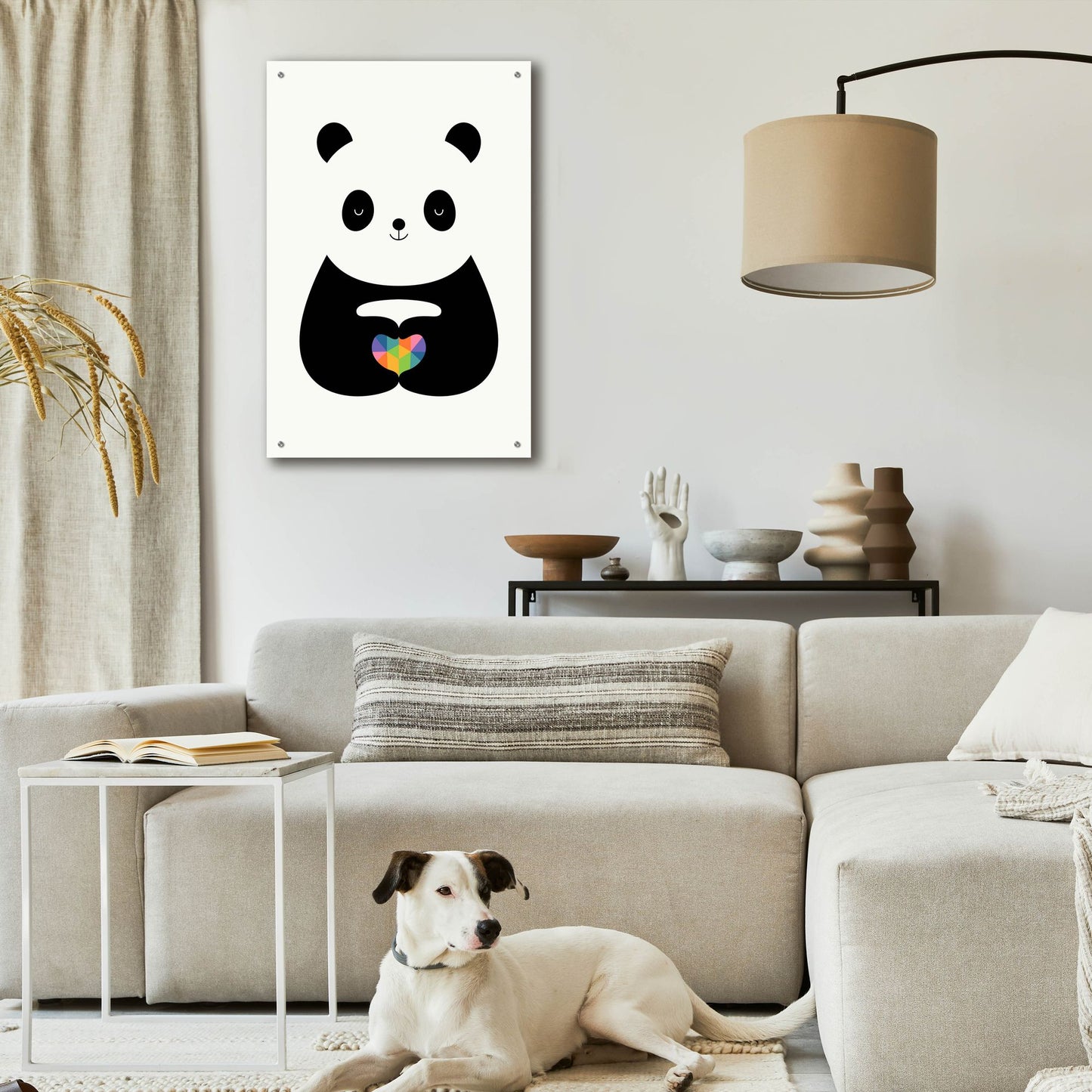 Epic Art 'Panda Love' by Andy Westface, Acrylic Glass Wall Art,24x36