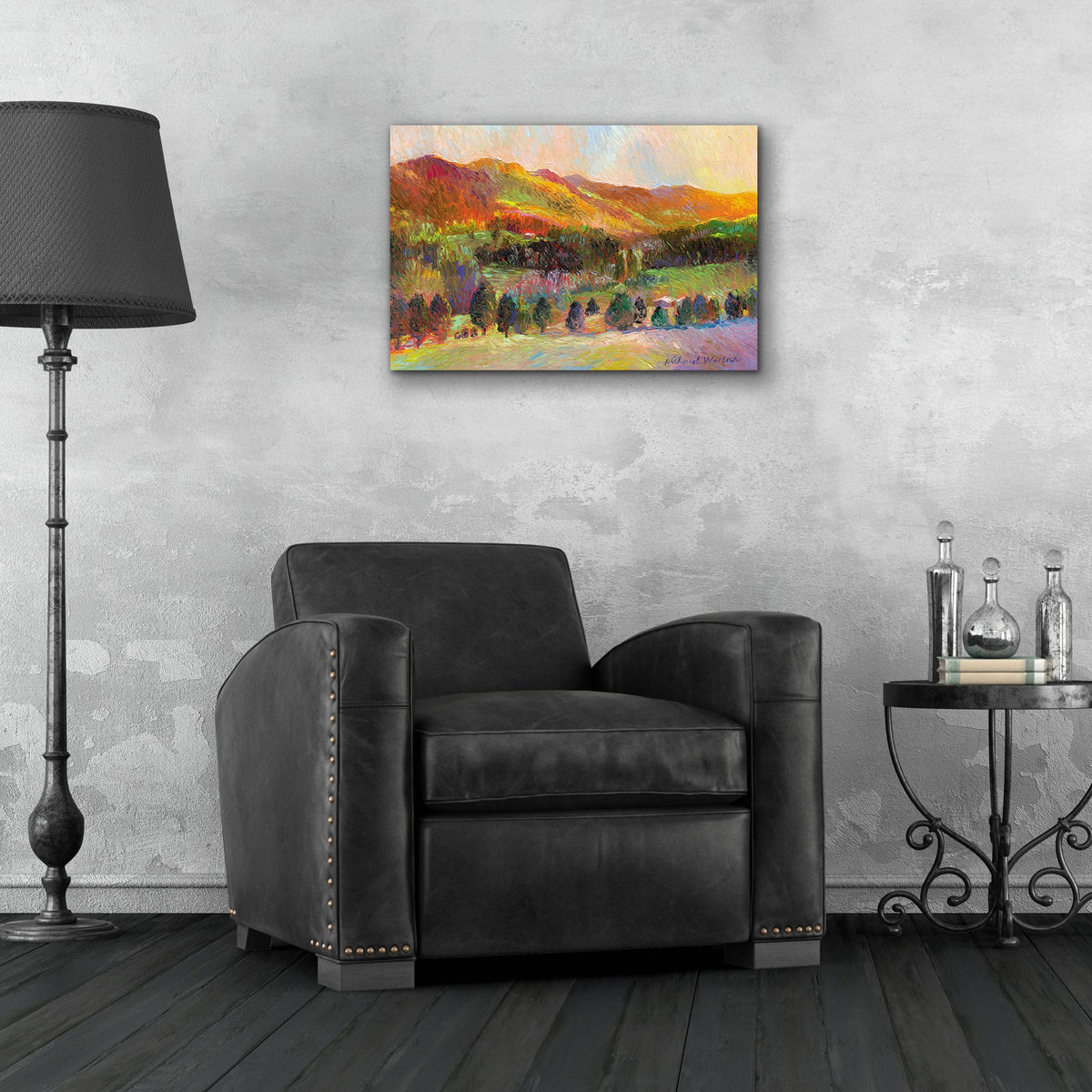 Epic Art 'Colorado Sunset' by Richard Wallich, Acrylic Glass Wall Art,24x16