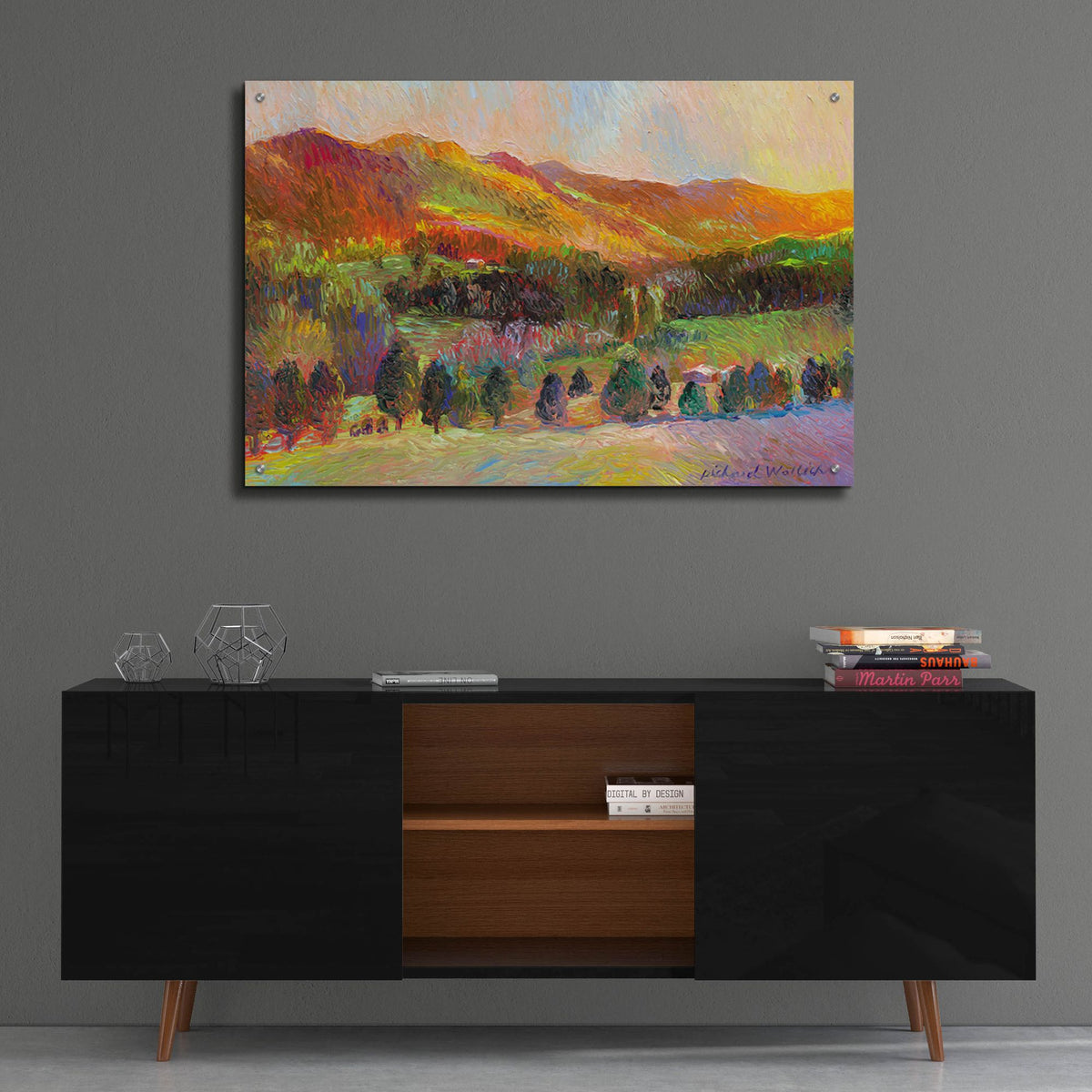 Epic Art 'Colorado Sunset' by Richard Wallich, Acrylic Glass Wall Art,36x24