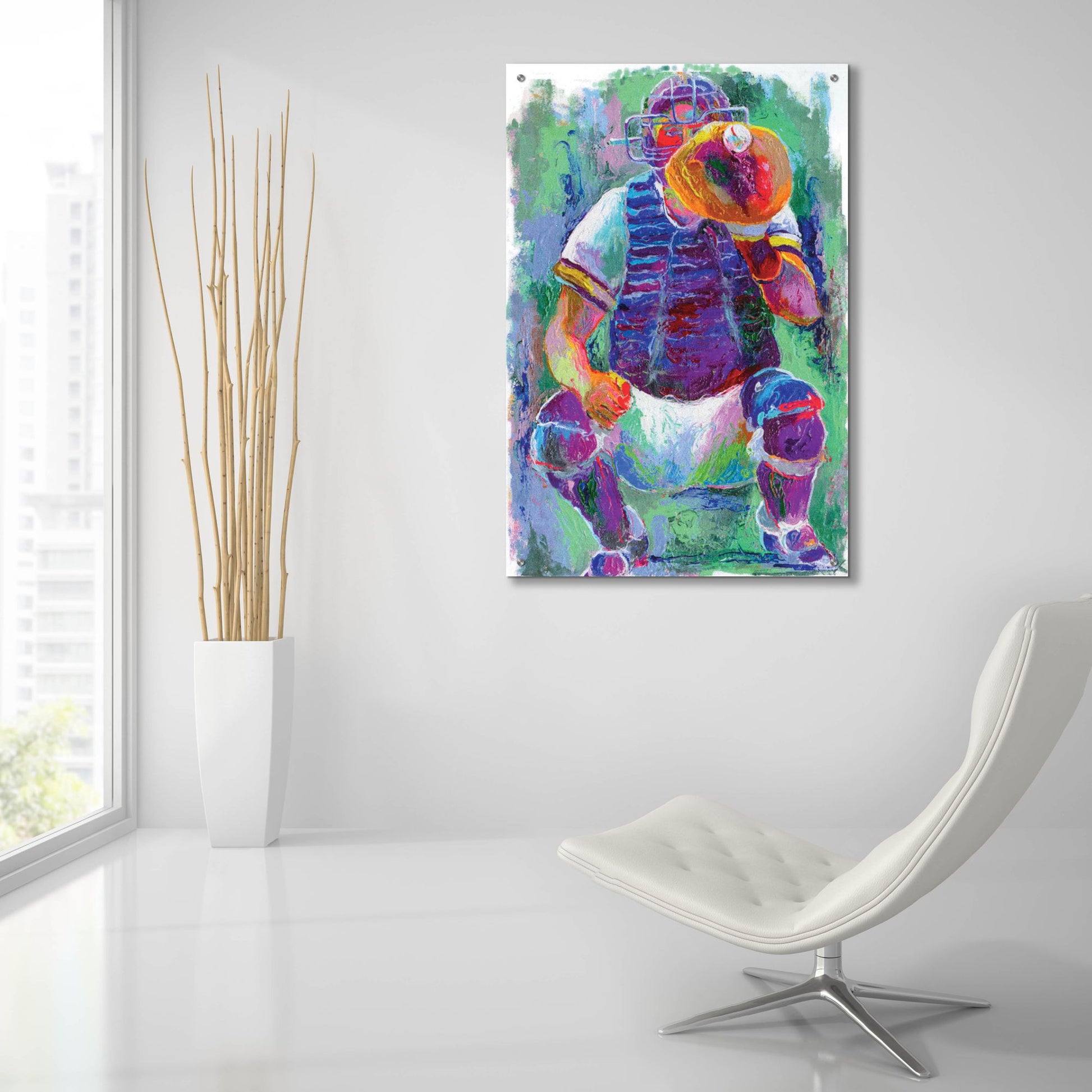 Epic Art 'Catcher' by Richard Wallich, Acrylic Glass Wall Art,24x36