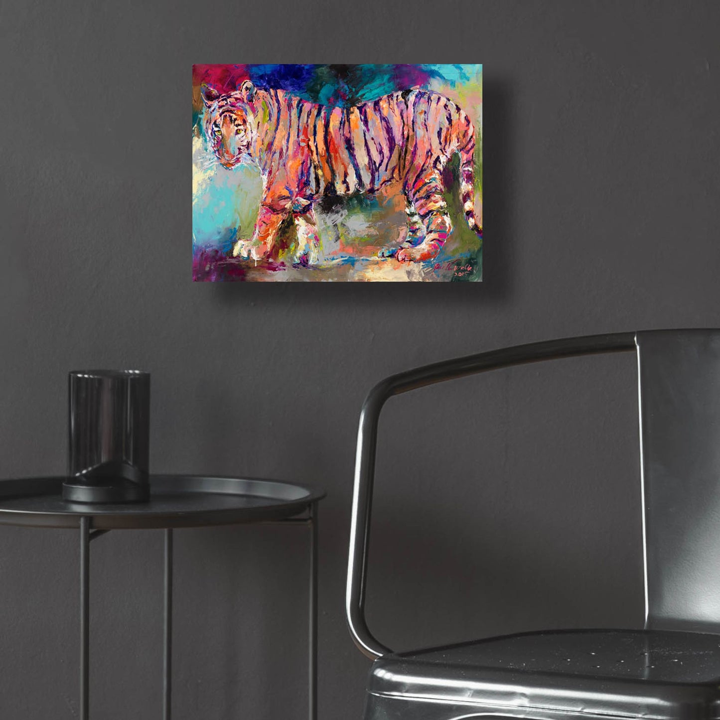 Epic Art 'Bengal Tiger' by Richard Wallich, Acrylic Glass Wall Art,16x12