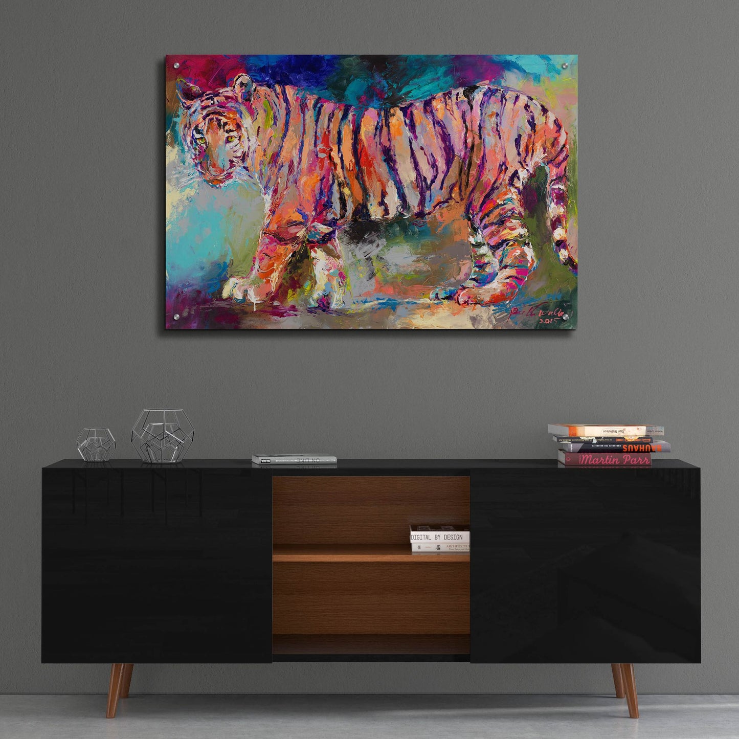 Epic Art 'Bengal Tiger' by Richard Wallich, Acrylic Glass Wall Art,36x24