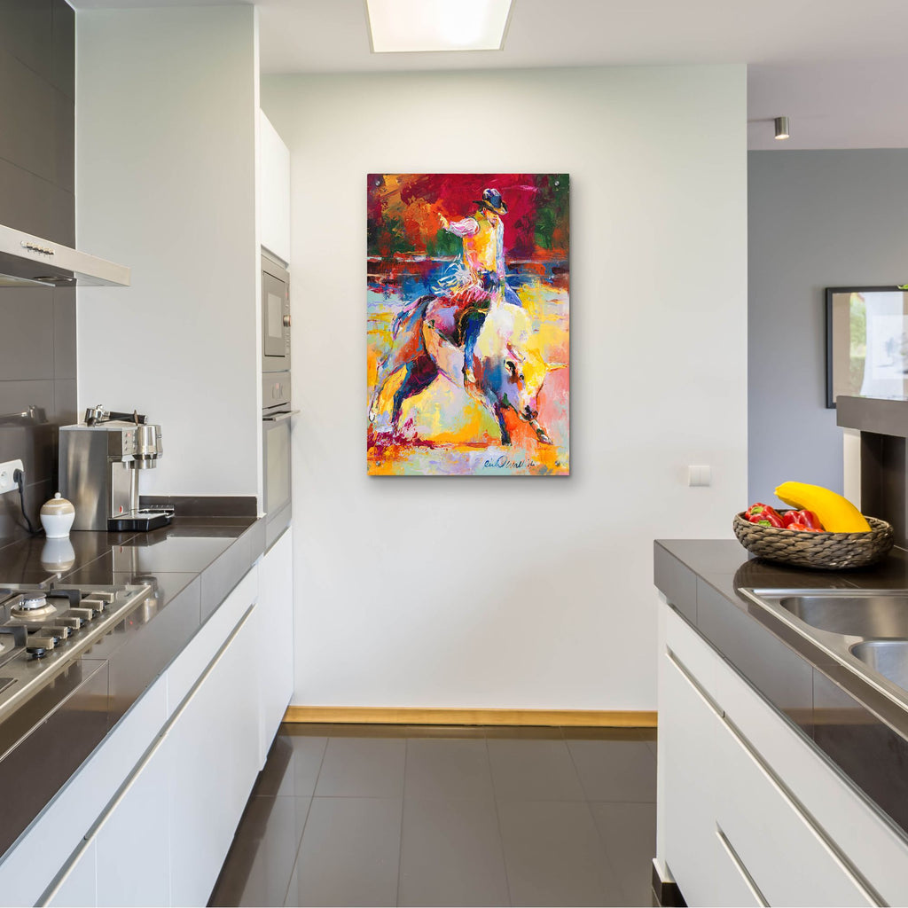 Epic Art 'Rodeo' by Richard Wallich, Acrylic Glass Wall Art,24x36