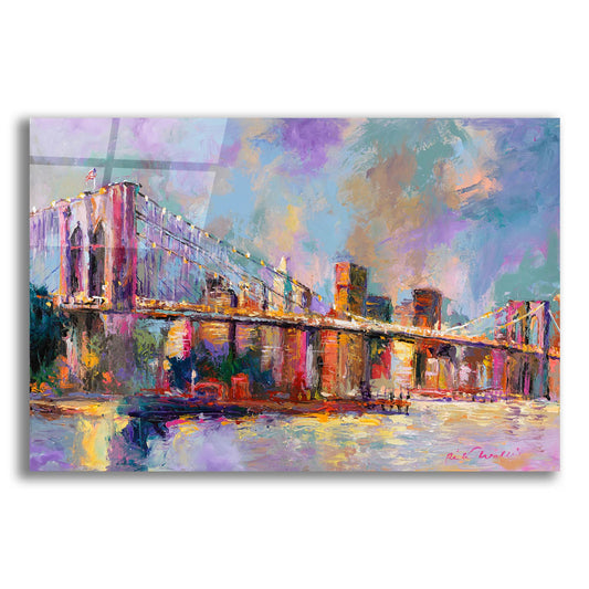 Epic Art 'Brooklyn Bridge' by Richard Wallich, Acrylic Glass Wall Art