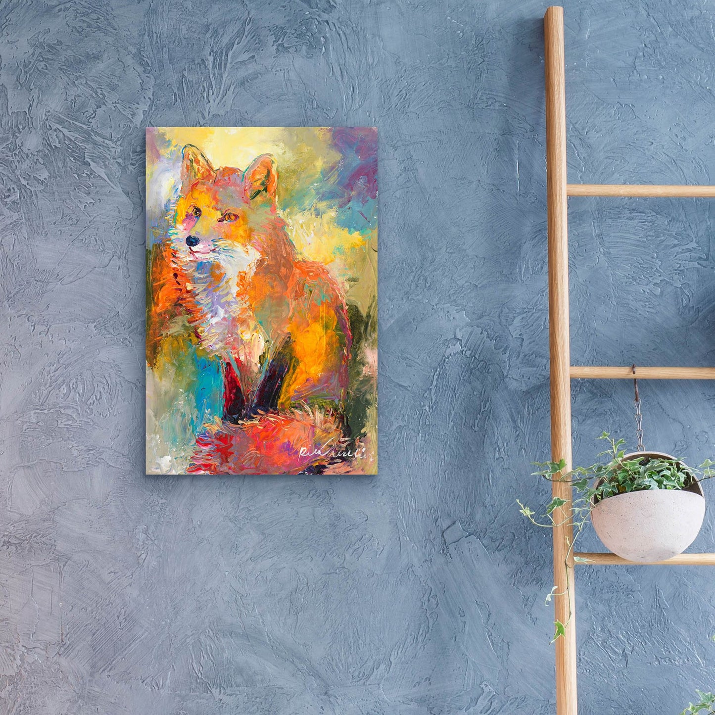 Epic Art 'Fox' by Richard Wallich, Acrylic Glass Wall Art,16x24