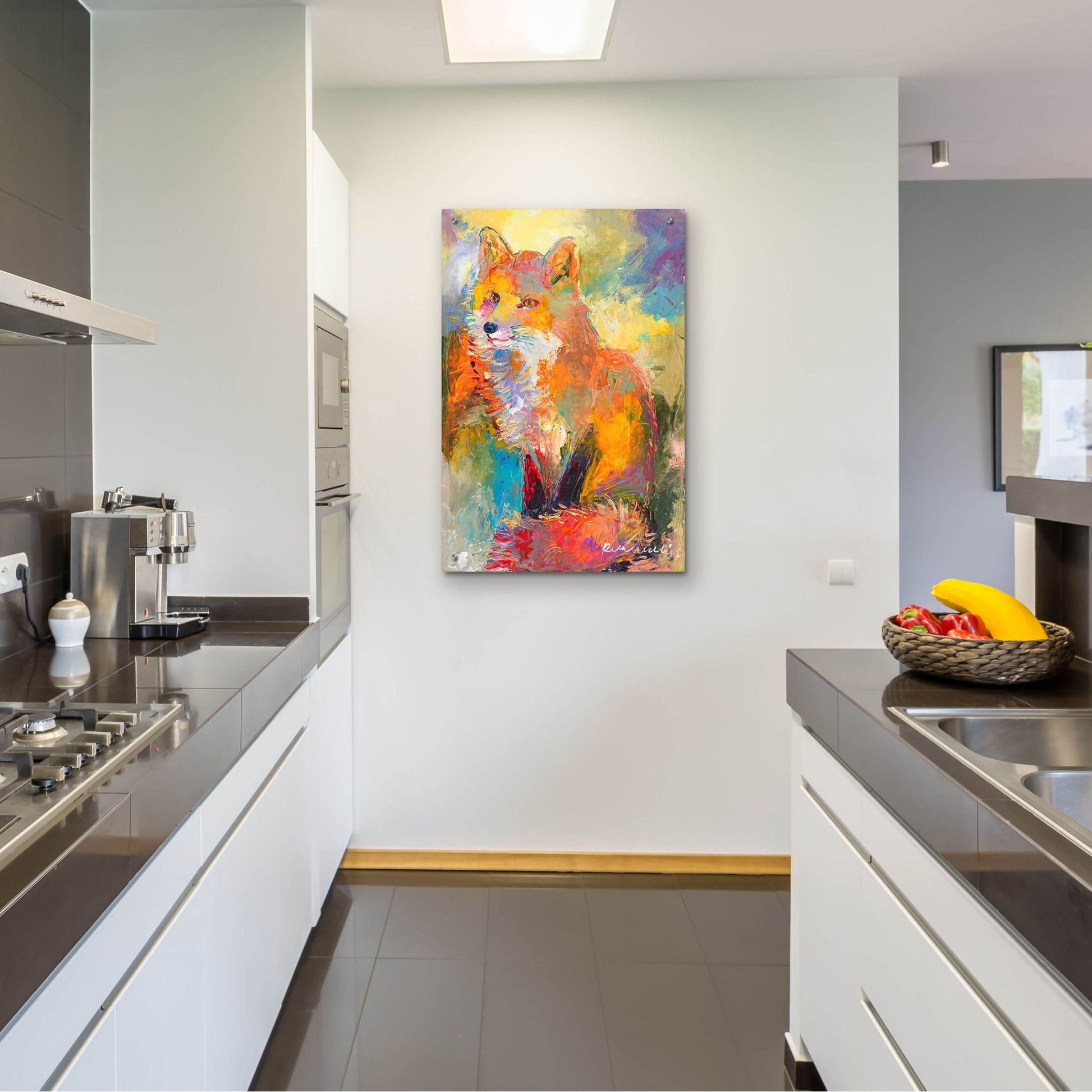 Epic Art 'Fox' by Richard Wallich, Acrylic Glass Wall Art,24x36