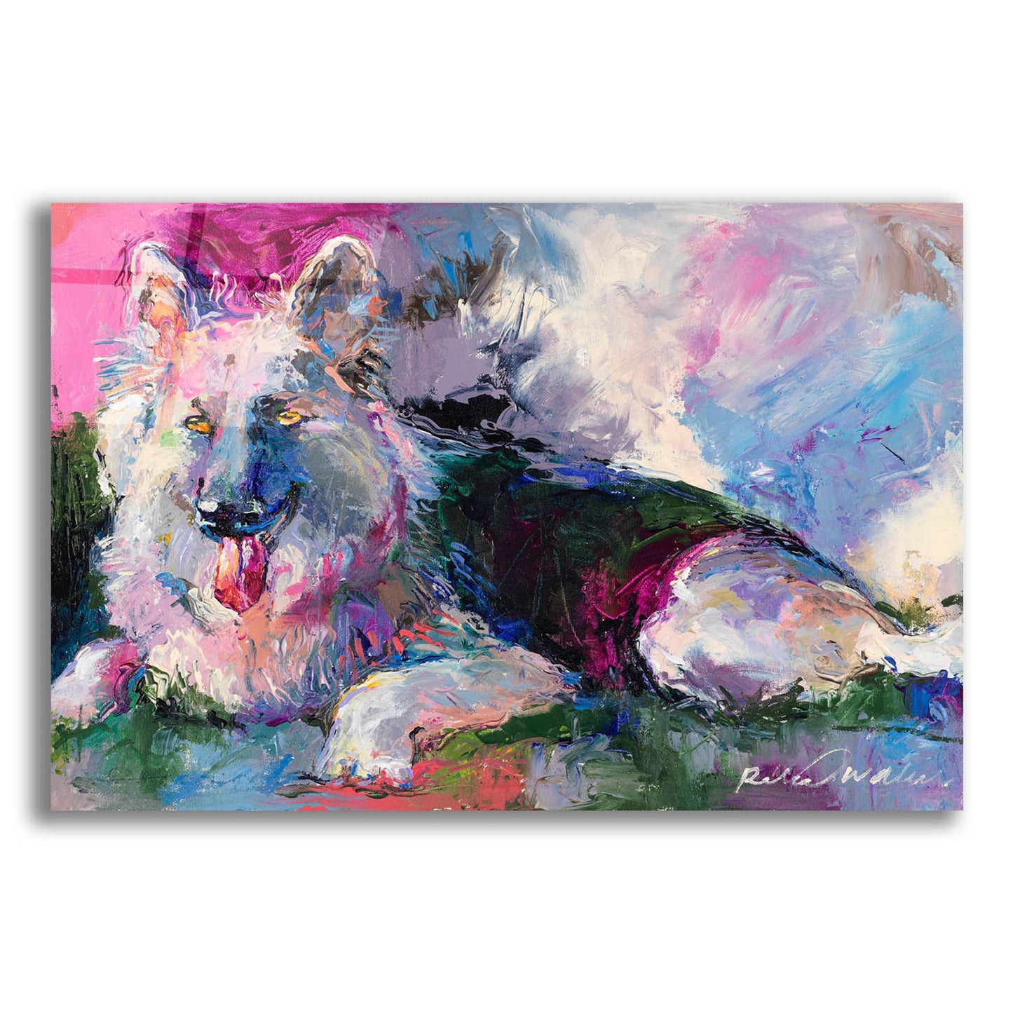 Epic Art 'German Shepherd' by Richard Wallich, Acrylic Glass Wall Art