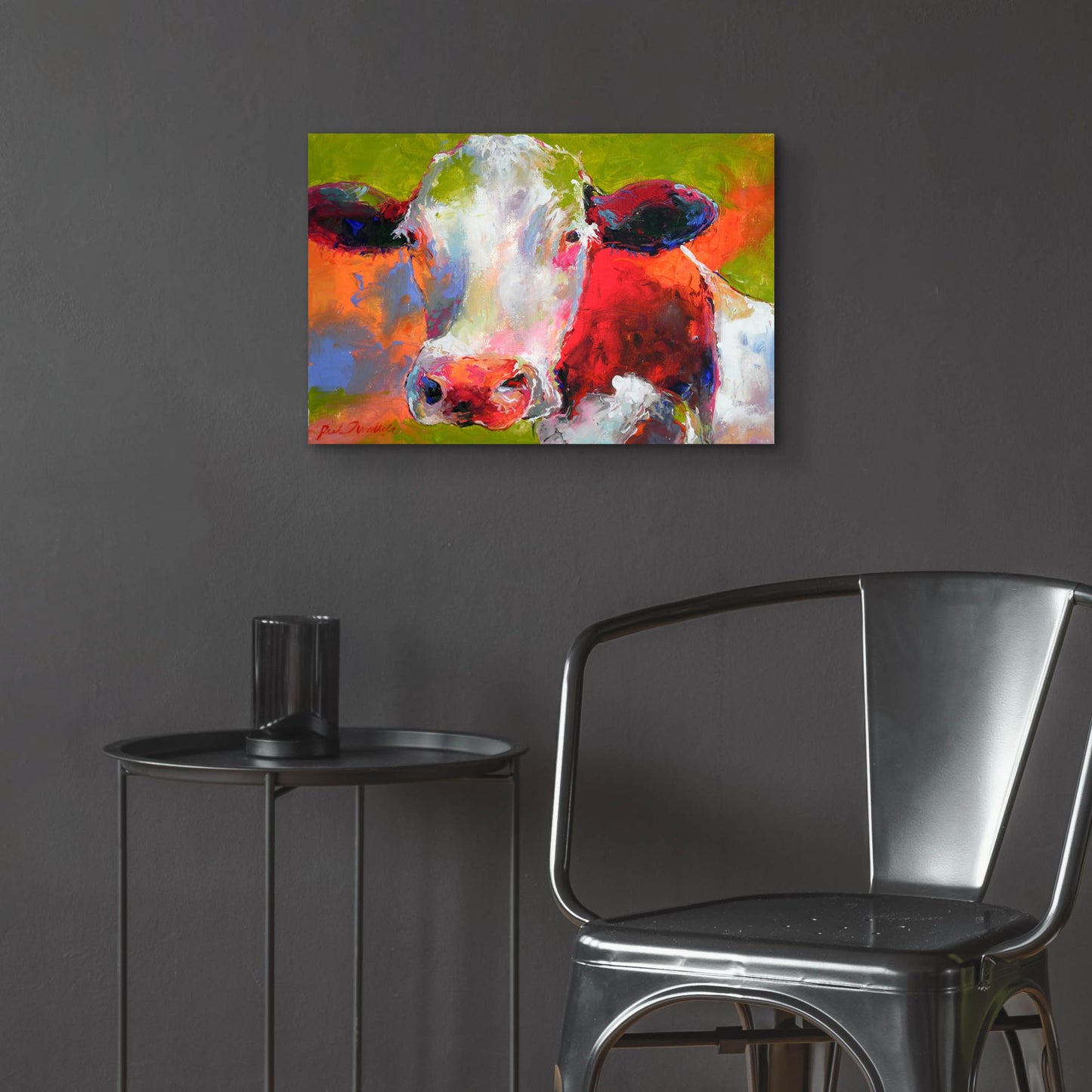 Epic Art 'Art Cow' by Richard Wallich, Acrylic Glass Wall Art,24x16