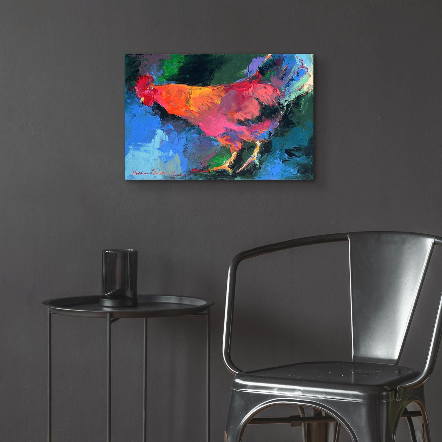 Epic Art 'Art Chicken' by Richard Wallich, Acrylic Glass Wall Art,24x16