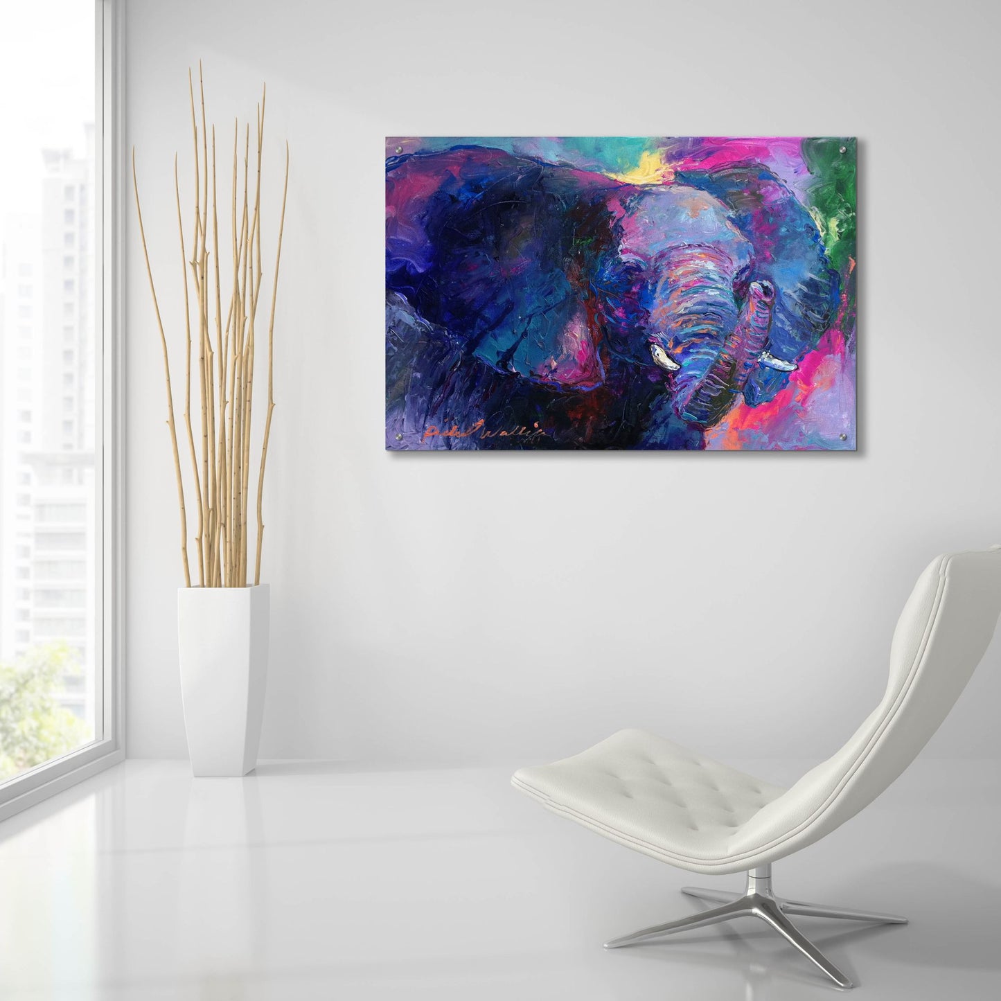 Epic Art 'artelephoto 4' by Richard Wallich, Acrylic Glass Wall Art,36x24