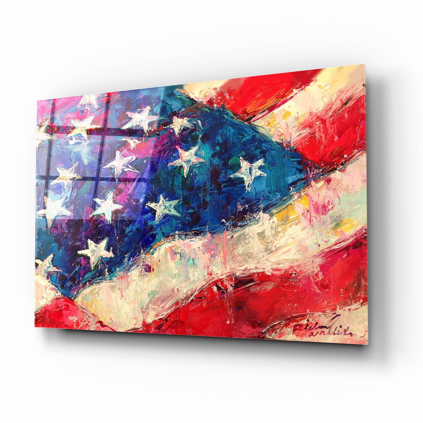 Epic Art 'artflag' by Richard Wallich, Acrylic Glass Wall Art,16x12