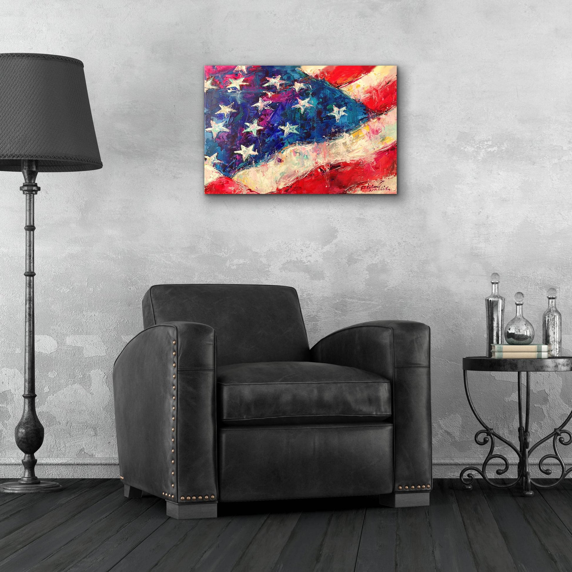 Epic Art 'artflag' by Richard Wallich, Acrylic Glass Wall Art,24x16