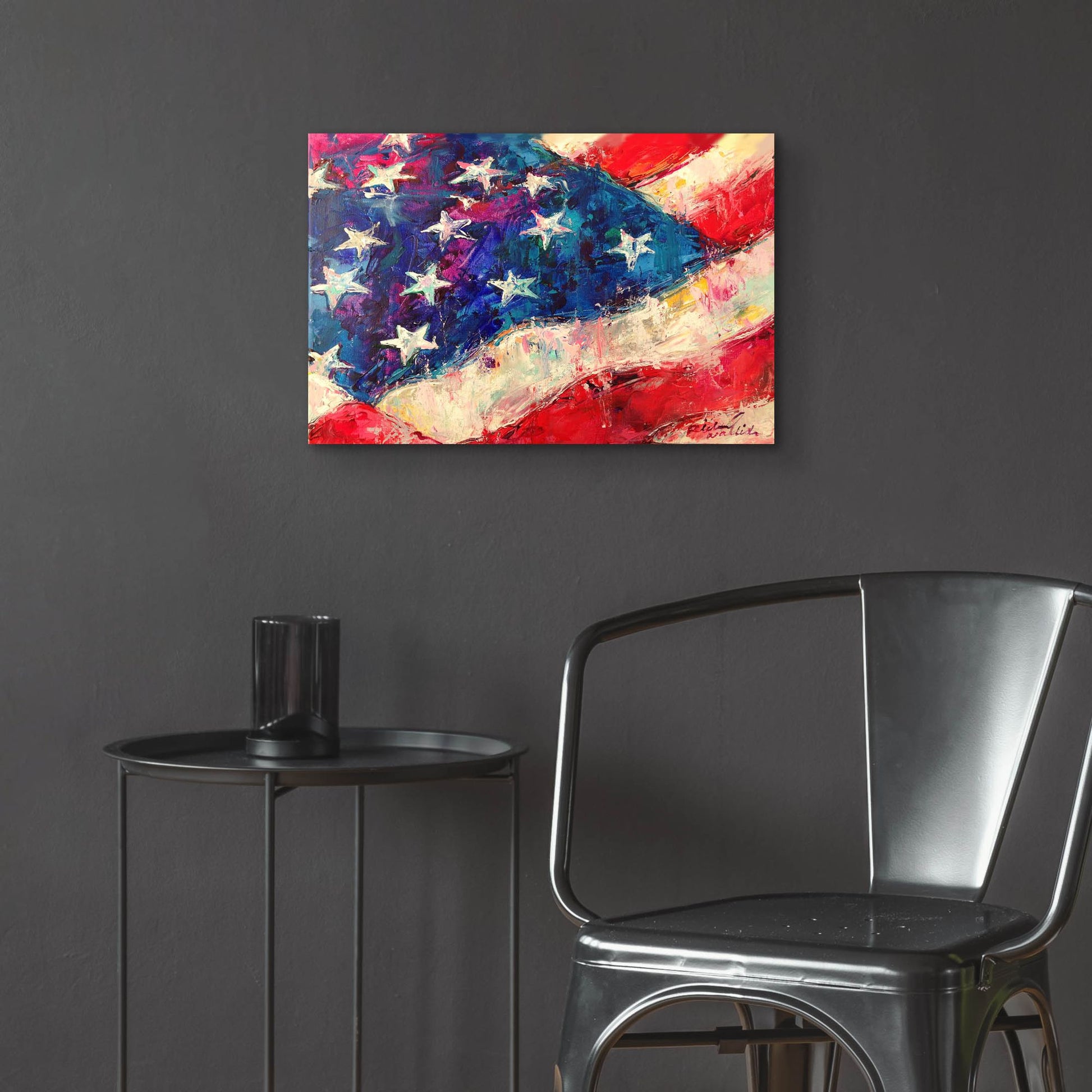 Epic Art 'artflag' by Richard Wallich, Acrylic Glass Wall Art,24x16