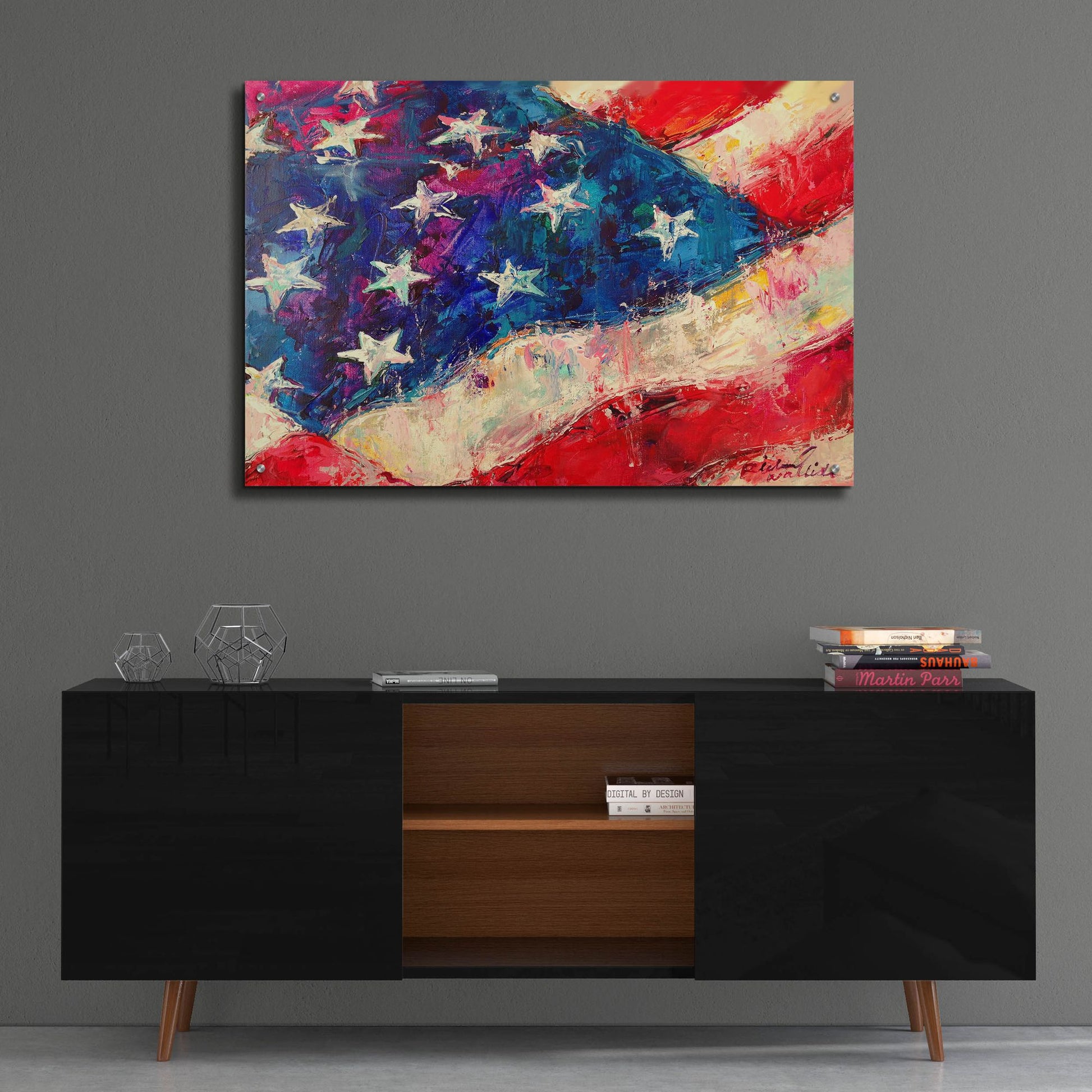 Epic Art 'artflag' by Richard Wallich, Acrylic Glass Wall Art,36x24