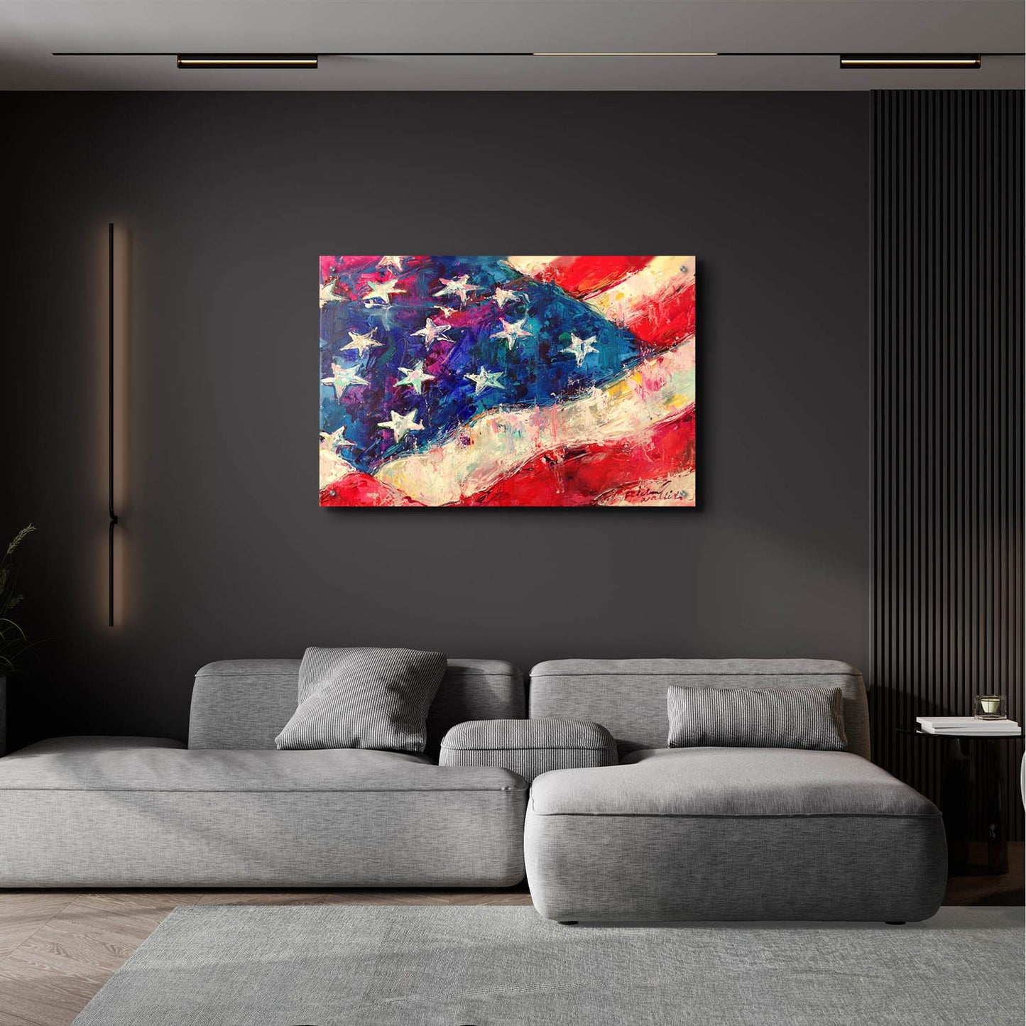 Epic Art 'artflag' by Richard Wallich, Acrylic Glass Wall Art,36x24