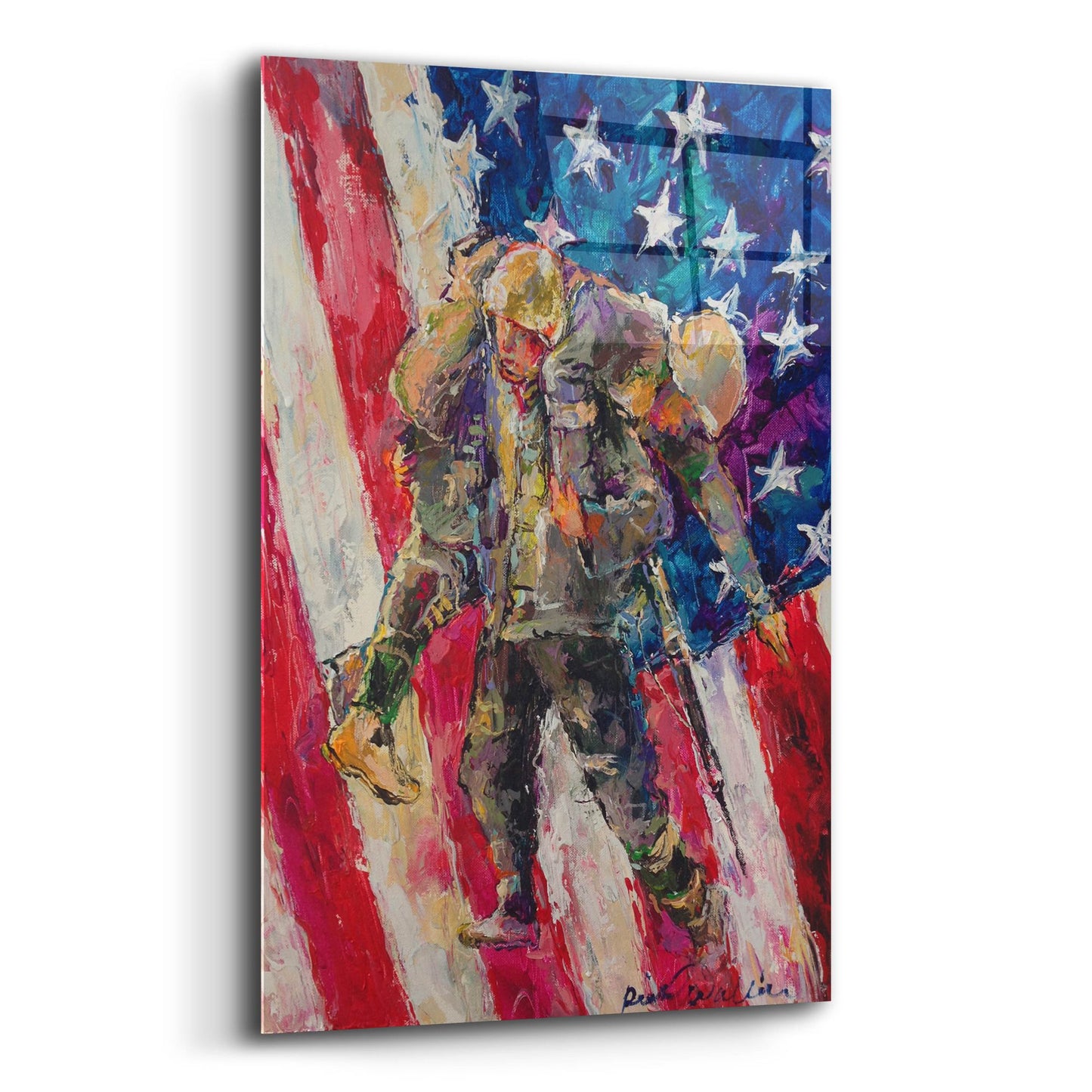 Epic Art 'artsolider' by Richard Wallich, Acrylic Glass Wall Art,12x16