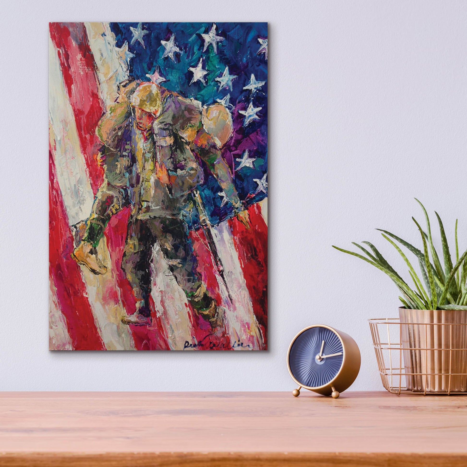 Epic Art 'artsolider' by Richard Wallich, Acrylic Glass Wall Art,12x16