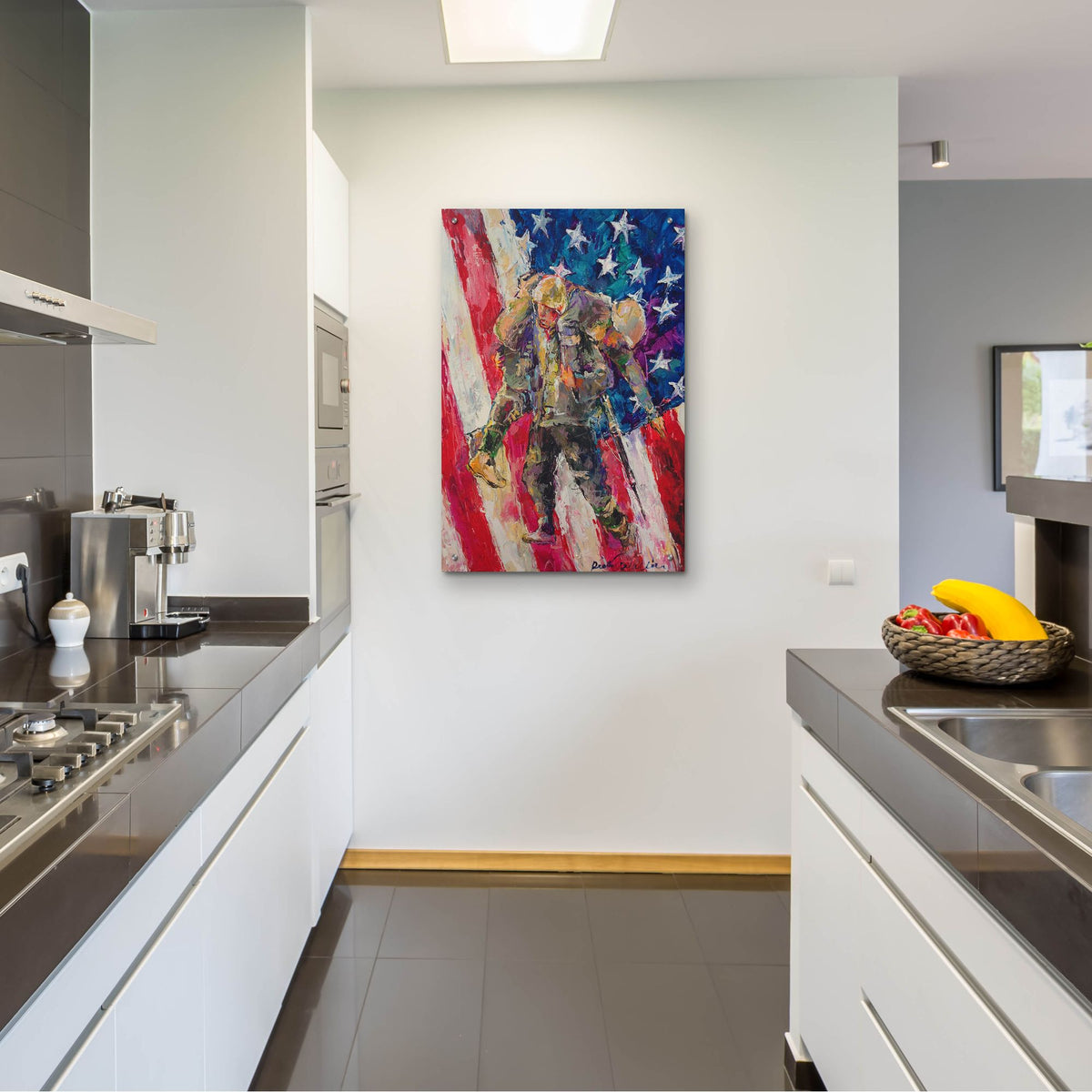 Epic Art 'artsolider' by Richard Wallich, Acrylic Glass Wall Art,24x36