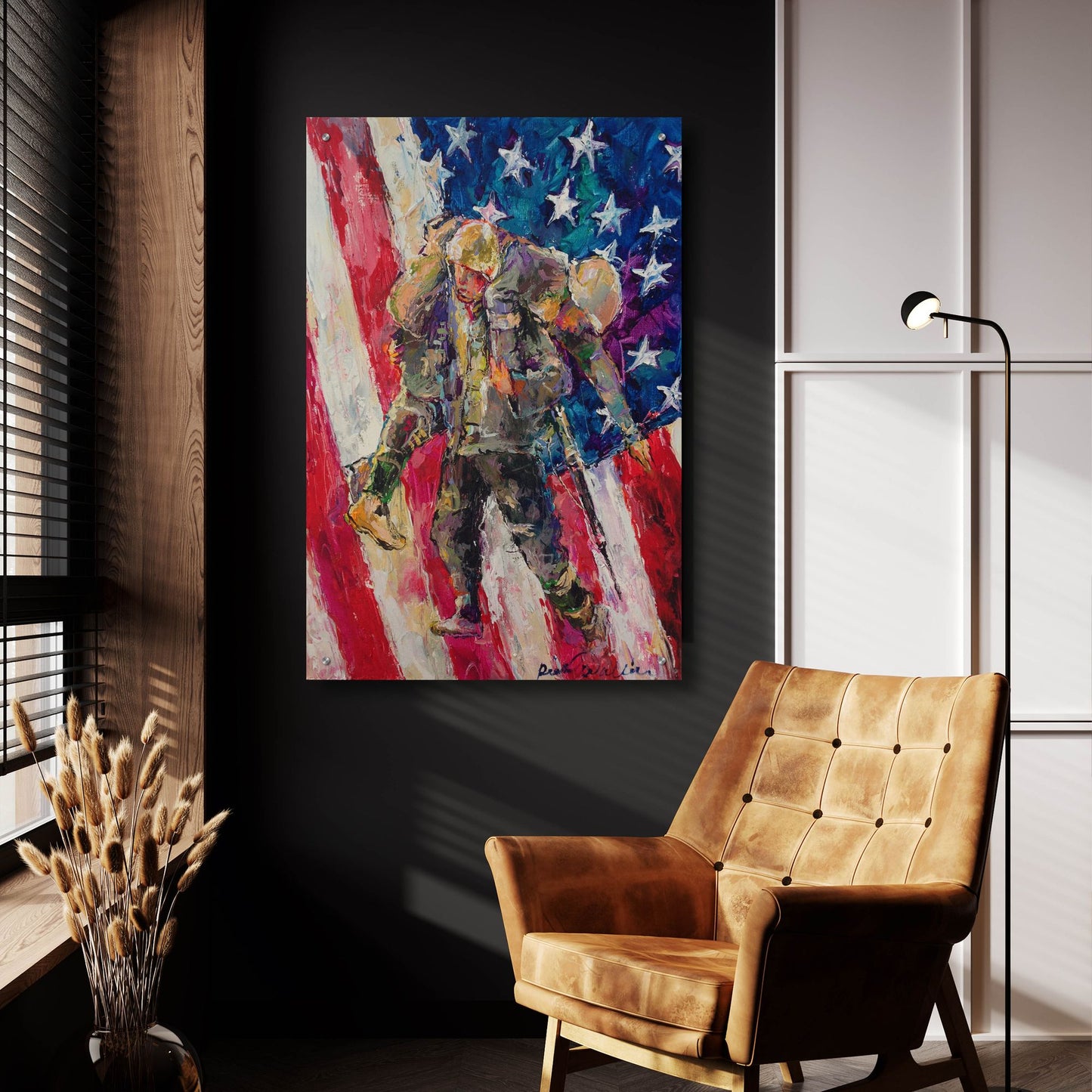 Epic Art 'artsolider' by Richard Wallich, Acrylic Glass Wall Art,24x36