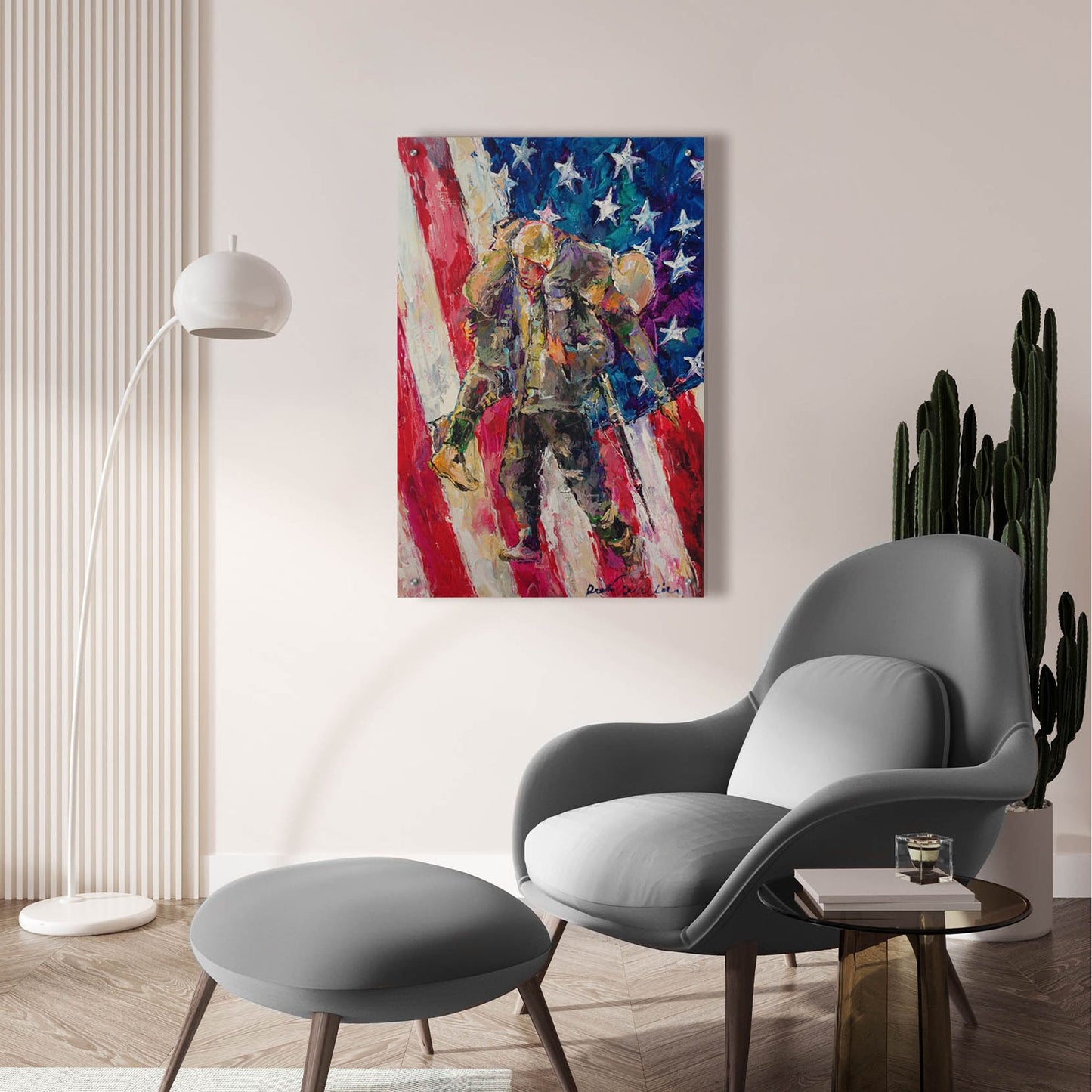 Epic Art 'artsolider' by Richard Wallich, Acrylic Glass Wall Art,24x36