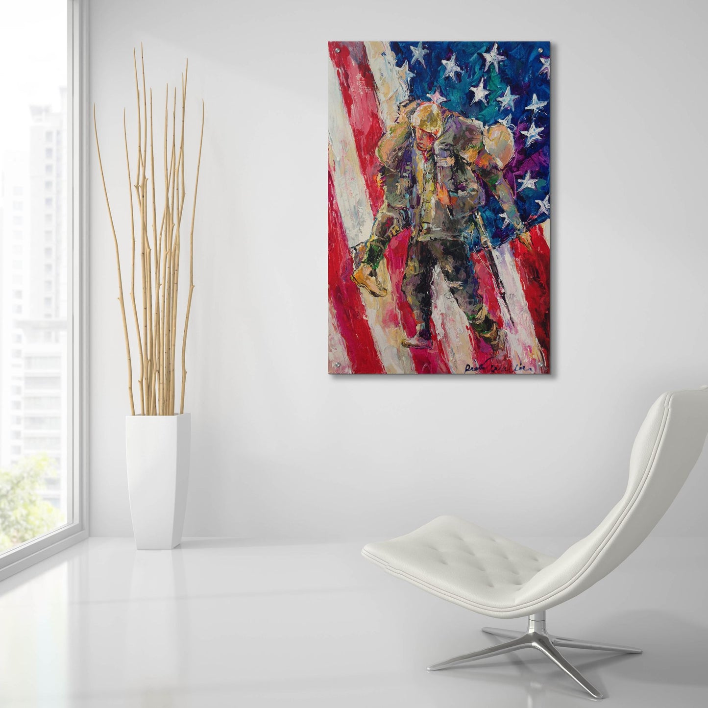 Epic Art 'artsolider' by Richard Wallich, Acrylic Glass Wall Art,24x36