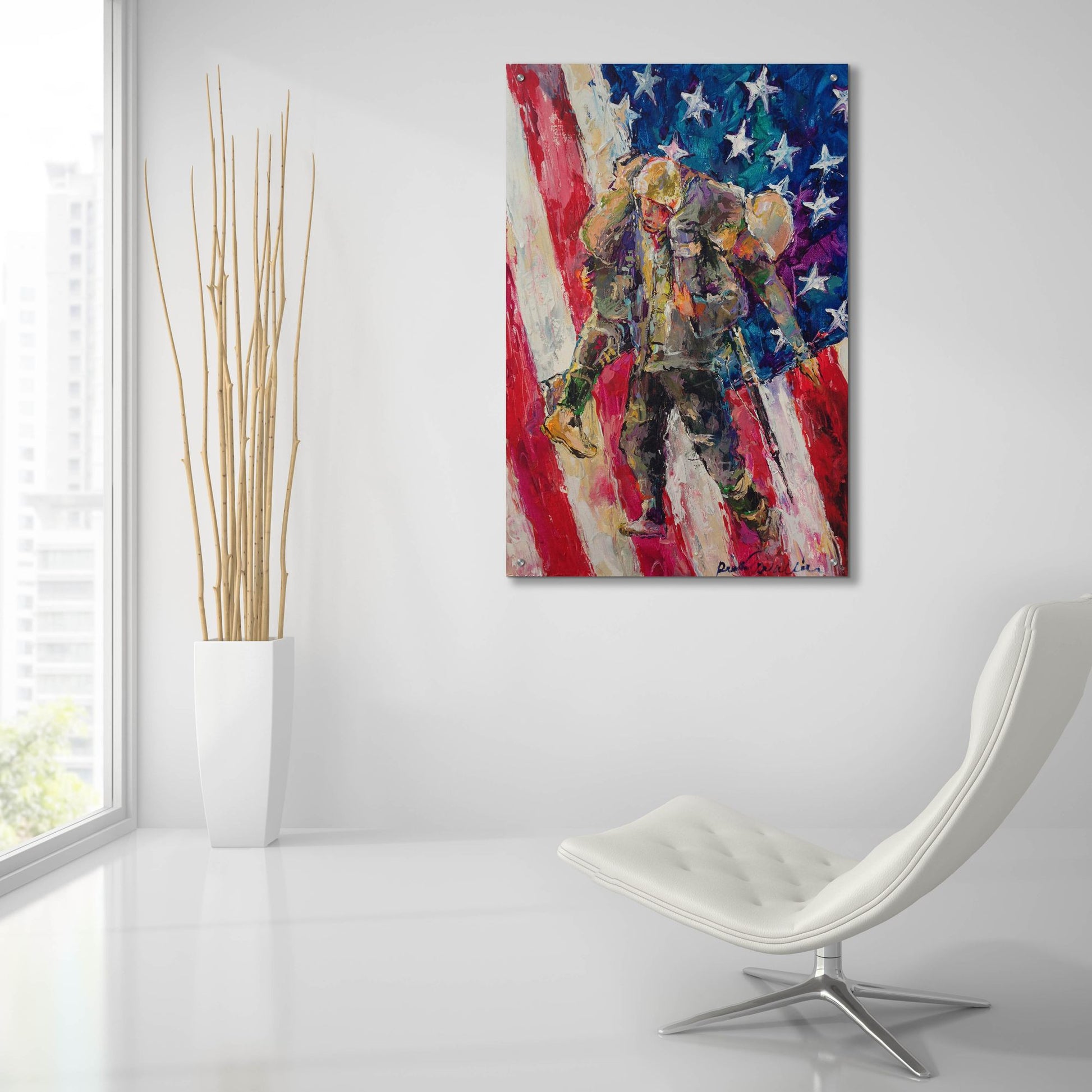 Epic Art 'artsolider' by Richard Wallich, Acrylic Glass Wall Art,24x36