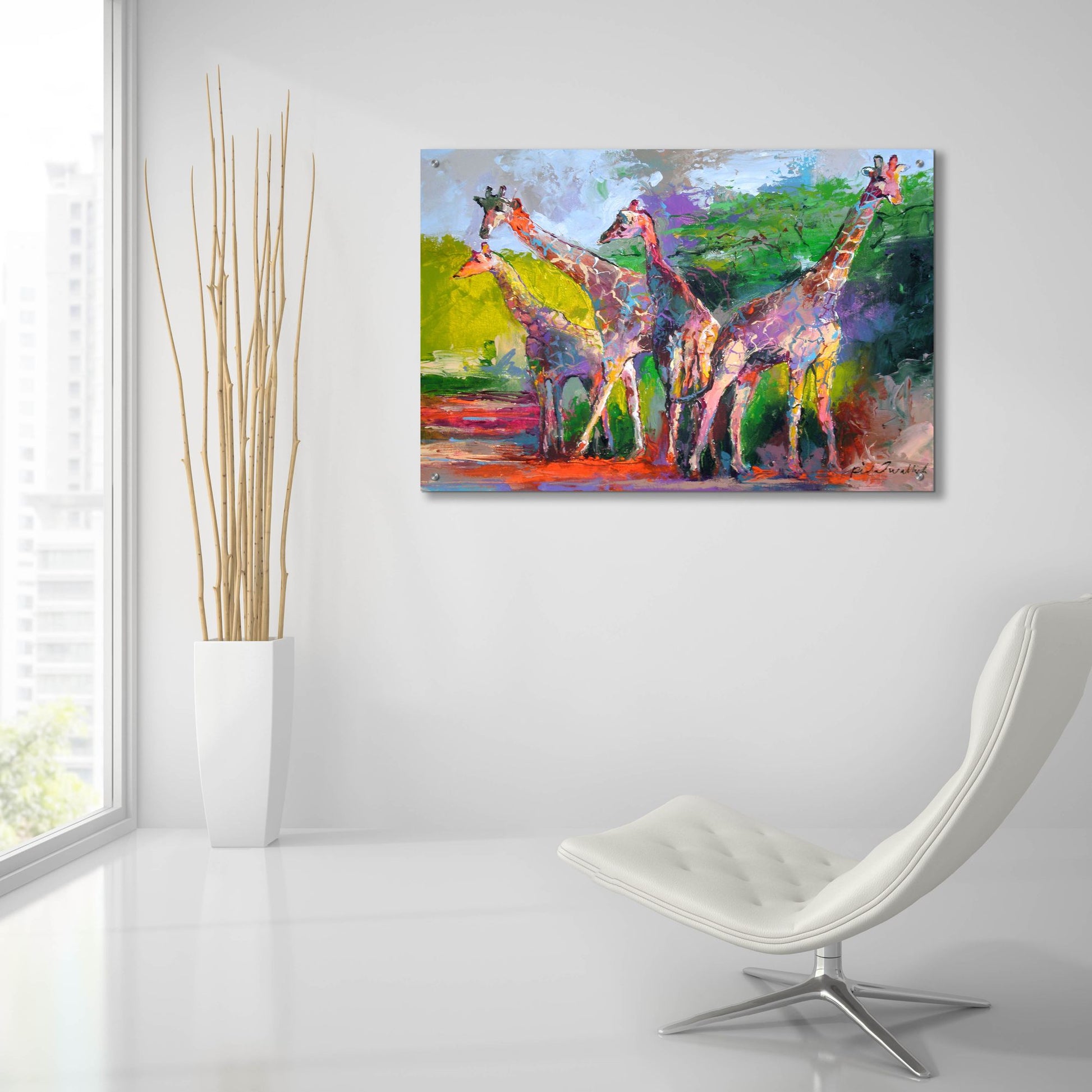 Epic Art 'artgirra' by Richard Wallich, Acrylic Glass Wall Art,36x24